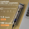 Beard Trimmer Kit Professional Hair Clipper Trimmer Zero Gapped T-Blade Trimmer Electric Shaver Razor Nose Body Trimmer for Men Cordless Grooming Kit 7 in 1