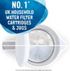 S1326 MAXTRA+ water filter cartridges, compatible with all jugs for chlorine and limescale reduction, 6 pack