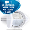 S1326 MAXTRA+ water filter cartridges, compatible with all jugs for chlorine and limescale reduction, 6 pack