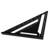 Rafter Square Metric 12 inch, Aluminum Carpenters Roofing Square, Metric Woodwork Square,Triangle Ruler Protractor