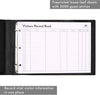 Pukka Pad,  Visitors Record Book – Refillable 3 Ring Binder with 50 Sheets, 2000 Entry Spaces, Black