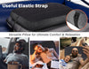 Camping Pillow - Large Inflatable (60x38cm) for Home-Like Comfort, Portable & Ergonomic, Easy to Clean, Durable & Leak-Proof, Adjustable Removable Strap for Secure Fit – ALUFT Ultra (Grey)