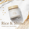 Rice Beauty Mask 3.88 Oz - Gentle Exfoliation with 4.1% Yeoju Rice, Vitamin-Enriched Formula for Smooth and Clear Skin, Natural Glow, and Pore Refinement