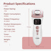 Skin Tightening Anti Aging Device, Increase Collagen & Absorption | Contouring Jawline & Body | Multifunction Facial Beauty Device from