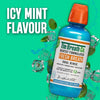 Alcohol Free Mouthwash. Dentist Formulated Oral Rinse for 12 Hours of Fresh Breath, Icy Mint Flavour, 500 ml