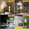 Battery Powered Outdoor Lights, 240 Led Security Lights Outdoor Motion Sensor PIR, IP65 Waterproof Outdoor Wall Lights Wireless Flood Lights Indoor for Gardern Yard Porch Garage, 1 Pack