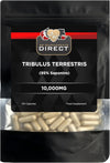 AW Tribulus Terrestris | 120 Tribulus Terrestris High Strength Capsules - 10,000mg Tribulus Extract per Capsule | Tribulus Herbal Supplements Tribulus for Men | Non-GMO & Filler Free | Made in The UK