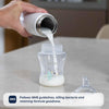 RapidCool Portable Baby Bottle Making Twin Pack - Prepare A Perfect Formula Feed in 2 Minutes | Includes: 1 Rapid Cool with 1 Digital Thermometer Lids, 1 Powder Dispensers & 1 Flask