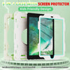 Case for iPad 6th/ 5th Generation 9.7 Inch: Heavy Duty Rugged Cover for Air 2/ Pro 9.7 2017/2018 with Screen Protector Pencil Holder [360 Rotating Stand]& Strap - Green