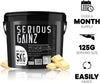 , SERIOUS GAINZ - Whey Protein Powder - Weight Gain, Mass Gainer - 30g Protein Powders (White Chocolate, 5kg)