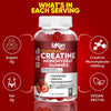 Creatine Monohydrate Gummies 4000mg for Men & Women - 60 Chewable Creatine Gummies Strawberry Flavoured Creatine | Pre Workout Gym Supplement| Keto | Vegan | (1 Months Supply) (1)