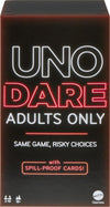 UNO Dare Adults Only, UK English Version, Card Game for Game Night, Travel, Camping & Party, HRL30