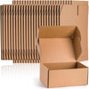 25 Pack 23 x 15 x 10cm Shipping Boxes, Small Corrugated Cardboard Box, Brown Cardboard Mailing Boxes, Thick Corrugated Mailer Boxes for Shipping Packing Small Business, Recyclable