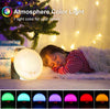 Sunrise Alarm Clocks, Wake Up Light with Sunrise/Sunset Simulation Dual Alarms Bedside Night Lamp Snooze Function FM Radio 7 Natural Sound 11 Colorful Atmosphere Lamp(White)