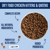 All Natural Dry Kitten Food with 77% Chicken, High Protein Food for Growing Kittens, 2.5Kgpackage may vary