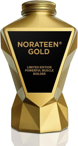 Norateen Gold (180 Tablets - 1 Pack) 100% Natural Extreme Muscle Gain Formula Weight Gain Pills Based Supplement Refined Over 20 Years Ultimate Mass Gain with Zero Oestrogen Build Up