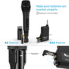 Wireless Microphone, Handheld Dynamic Microphone Wireless mic System for Karaoke Nights and House Parties to Have Fun Over the Mixer,PA System,Speakers-K025