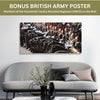 Hardworking Animals At Work Rest & Play of The British Army OFFICIAL Large Wall 2025 Calendar UK Holidays MADE IN BRITAIN® Eco-Friendly (Open size 610mm x 305mm) Solar Energy FSC® paper