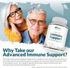 Immune Support - Vitamin C 1200mg and Zinc 40mg & Vitamin D3 1000IU - 180 Vegetarian Capsules - 3 Month Supply - Made in The UK -