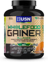 Wholefood Muscle Gain Protein Powder, Chocolate Flavour - 2kg, Natural Muscle Growth & Mass Gainer, All-in-One 30g Vegan Protein Powder, Meal Replacement & Dietary Supplement Protein Shake Mix