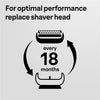 Series 5 Electric Shaver Replacement Head, Easily Attach Your New Shaver Head, Compatible With All New Generation Series 5/6 Electric Shavers, 53B, Black