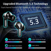 Wireless Earbuds, Bluetooth 5.3 Headphones 2024 Wireless Headphones in Ear, 4 ENC Noise Cancelling Mic Ear buds, 40H Deep Bass Wireless Earphones IP7 Waterproof Bluetooth Earphones USB-C, LED Display