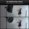 22inch/55cm Parabolic Softbox Quick Set up Quick Folding, with Diffusers/Grid/Bag, Compatible with Aputure 60X S 150c 300c RGB CB60 MS60B MS60C CB200B and Other Bowens Mount Lights