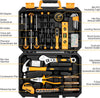 Tool Kit Set Box 100 Pieces Home Repair DIY Tools Basic Hand Toolbox Sets for Home