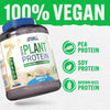 Plant Protein Powder – Critical Plant Vegan Protein Shake with SOYA, Pea, Brown Rice Proteins & Essential Amino Acids - Dairy-Free Gym Supplement (1.8kg - 60 Servings) (Vanilla)