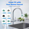 Water Filter Tap WD-FC-01, NSF/ANSI Standard Certified Tap Water Filter System with Ultra Adsorptive Material, Reduces Chlorine and Odor - Fits Standard Faucets (1 Filter Included)