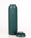 Shaker - Stainless Steel Protein Shaker - Double Walled Vacuum Insulated - Cold and Hot Drinks - Protein Powder Container - Silent Shaker - Leak Proof - Fits Cup Holders - Jungle (Green)