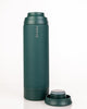 Shaker - Stainless Steel Protein Shaker - Double Walled Vacuum Insulated - Cold and Hot Drinks - Protein Powder Container - Silent Shaker - Leak Proof - Fits Cup Holders - Jungle (Green)