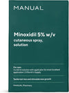 5% Minoxidil (3 x 60ml) Formula For Men - Increases Blood Flow To Follicles - Promotes Growth for Longer, Thicker Hair - Stimulates Hair Regrowth - Easy To Apply Spray - 3 Month Supply