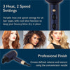 C81127BC Twilght Pro DC Keratin Hair Dryer and Ceramic Straightener Gift Set with 3 Heat and 2 Speed Settings, Blue and Champagne