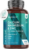 Calcium Magnesium Zinc and Vitamin D Supplement | 1+ Year Supply | 400 Vegan Tablets | 1414mg per 2 Tablets - with Zinc, Selenium & Vitamin K2 - for Bones, Teeth & Muscle Function (EFSA Claims)