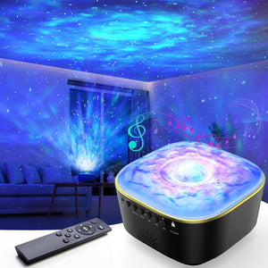 Galaxy Projector, Star Projector Night Light with Remote Control/Timer Function/Built-in Music, Light Projector with 8 Lighting Modes for Kids Baby Adults Bedroom Decor/Party/Gift(Black)