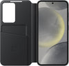 Galaxy Official S24 Smart View Wallet Case, Black