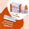 Micron Superior Glass Ionomer Dental Cement Permanent for Tooth Filling, Tooth Repair Kit, A2 Natural Shade