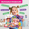 Preschool Learning Activities - Search and Find for Children, Perfect for Kids, Craft Set for toddlers, Spot it Games, Gifts for Girls and Boys, Educational Toys for Age 3, 4, 5, 6 Year Olds