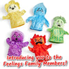 Learning Resources Feelings Family Hand Puppets Set, Hand Puppets for Kids, Learn About Feelings, 5 Emotions Hand Puppets Happy, Sad, Surprised, Angry and Scared