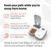 C200 2 Meal Automatic Pet Feeder with Timer and Ice Pack For Cats And Small Dogs, For use with Wet and Dry Food - White