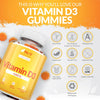 Vitamin D3 Gummies 4000 IU Adults - 90 High Strength Gummies - 1 a Day - Natural Orange Flavour - Vegetarian Vitamin D Supplement - Chewable VIT D Gummy - Made in The UK -