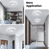 LED Ceiling Light, White Square Modern LED Ceiling Lighting, 32W 6500K Cool Light Acrylic Aluminum Light Fittings Ceilings for Hallway, Living Room, Kitchen, Bedroom, Aisle