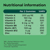 Immuno Multivitamin Gummies - Immune System Support Including Vitamin D, C, A, B-Complex (B6, B7, B12), E and Zinc - Supplement for Women, Men and Kids - 60 Gummies - Orange Flavour