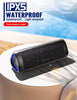 Bluetooth Speaker, Portable Speaker Wireless with RGB Lights, Louder Volume & Enhanced Bass, IPX5 Waterproof Outdoor Speaker, 24H Playtime, 30M Bluetooth Range for Home Garden Party Camping