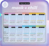 Limited Edition Mask & Chill Self Care Skincare Mask Holiday Kit, Face Masks To Exfoliate, Hydrate, Relieves Stress, and Refines Pores, Facial Mask Variety, 12 Piece Gift Set