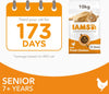 Complete Dry Cat Food for Senior 7+ Cats with Chicken 10 kg