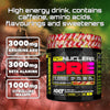 TNT Nuclear Pre Workout – Pre Work Out Energy Drink| L-Citrulline, Beta Alanine, Caffeine for Pump, Endurance & Focus - 40 Servings, Vegan (Strawberry Lime Crush)…