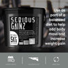 , SERIOUS GAINZ - Whey Protein Powder - Weight Gain, Mass Gainer - 30g Protein Powders (White Chocolate, 5kg)