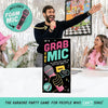 Grab The Mic - The Family Karaoke Game 8+ Year Olds, 2-10 Players - Board Game For Bad Singers - 250 Lyric Cards for Fun Hilarious Games Night, Birthday Party, Kids Gift